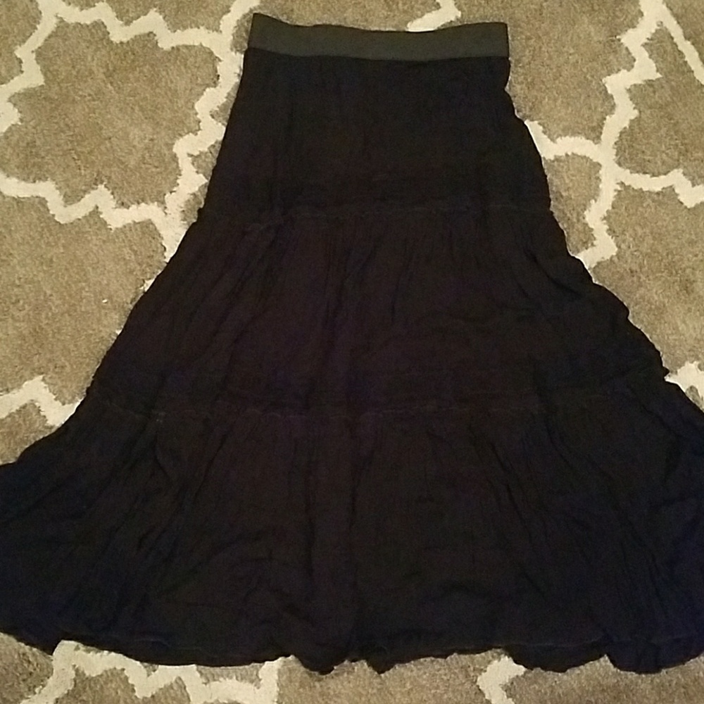 NWT Karen Kane maxi skirt small black